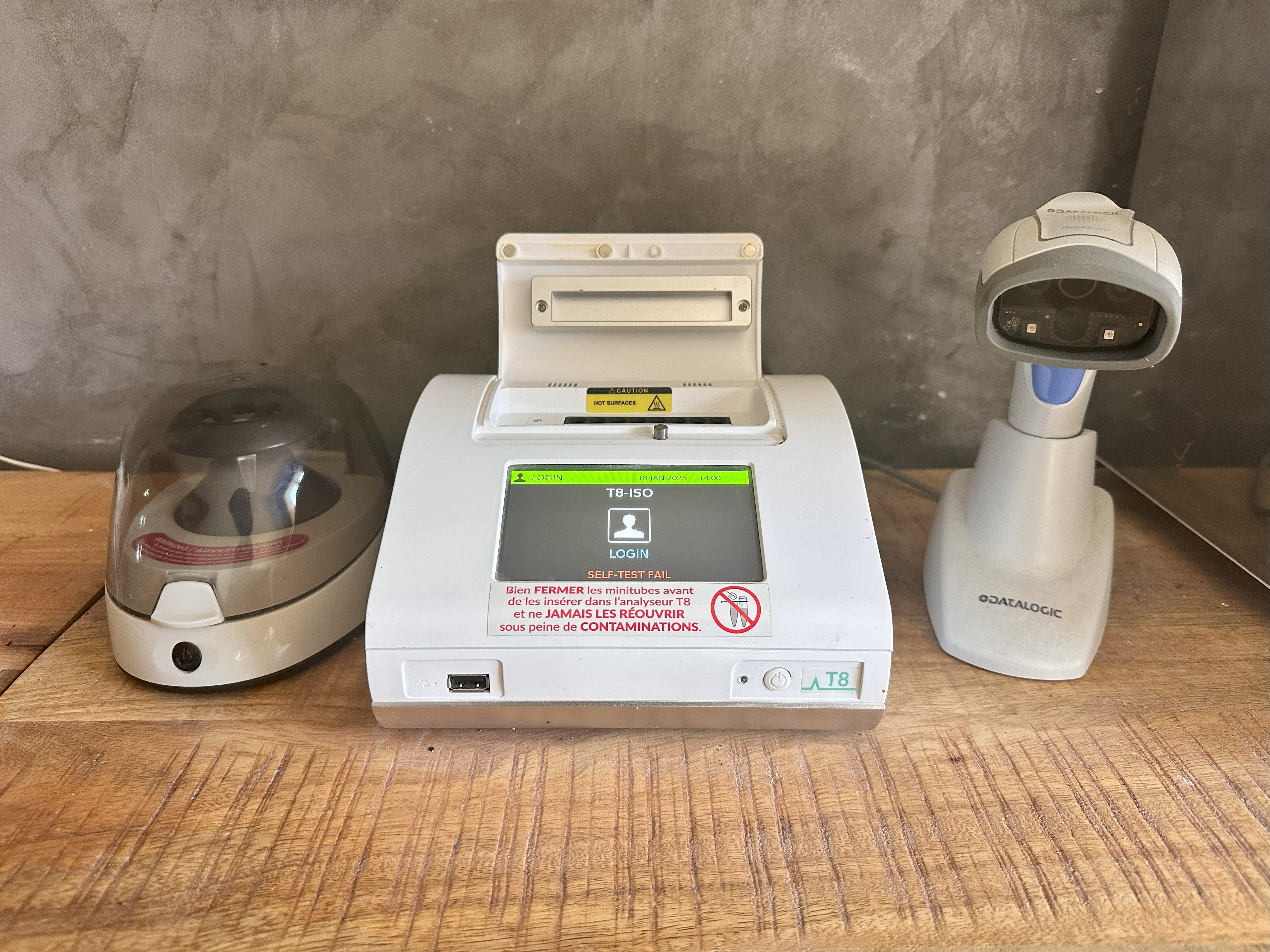 Équipement de tests PCR rapides équins